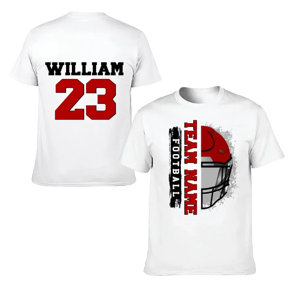 Football Helmet - Personalised Helmets And Name T-shirt - A Gift for Football Players,Lovers - Joliny