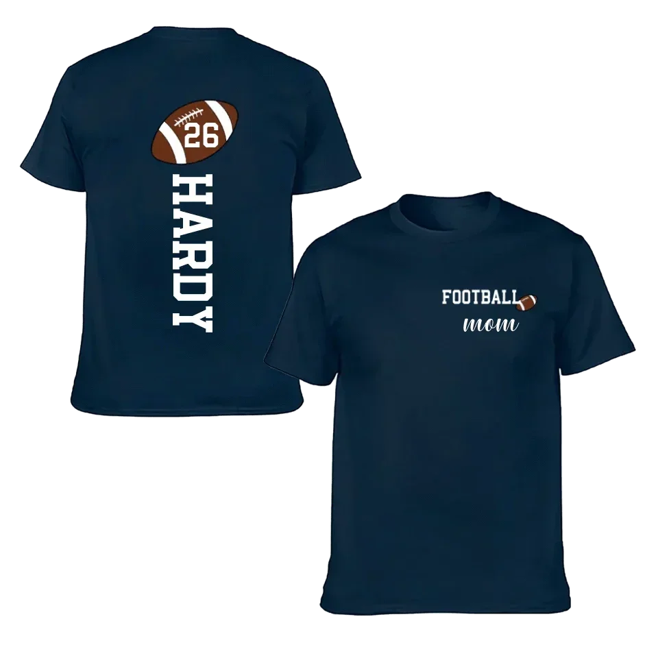 Football Season - Personalized Child's Name And Shirt Number - A Gift for Family
