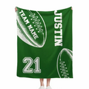 Football Sport - The Blankets can be personalised - Gifts for Football Enthusiasts - Joliny
