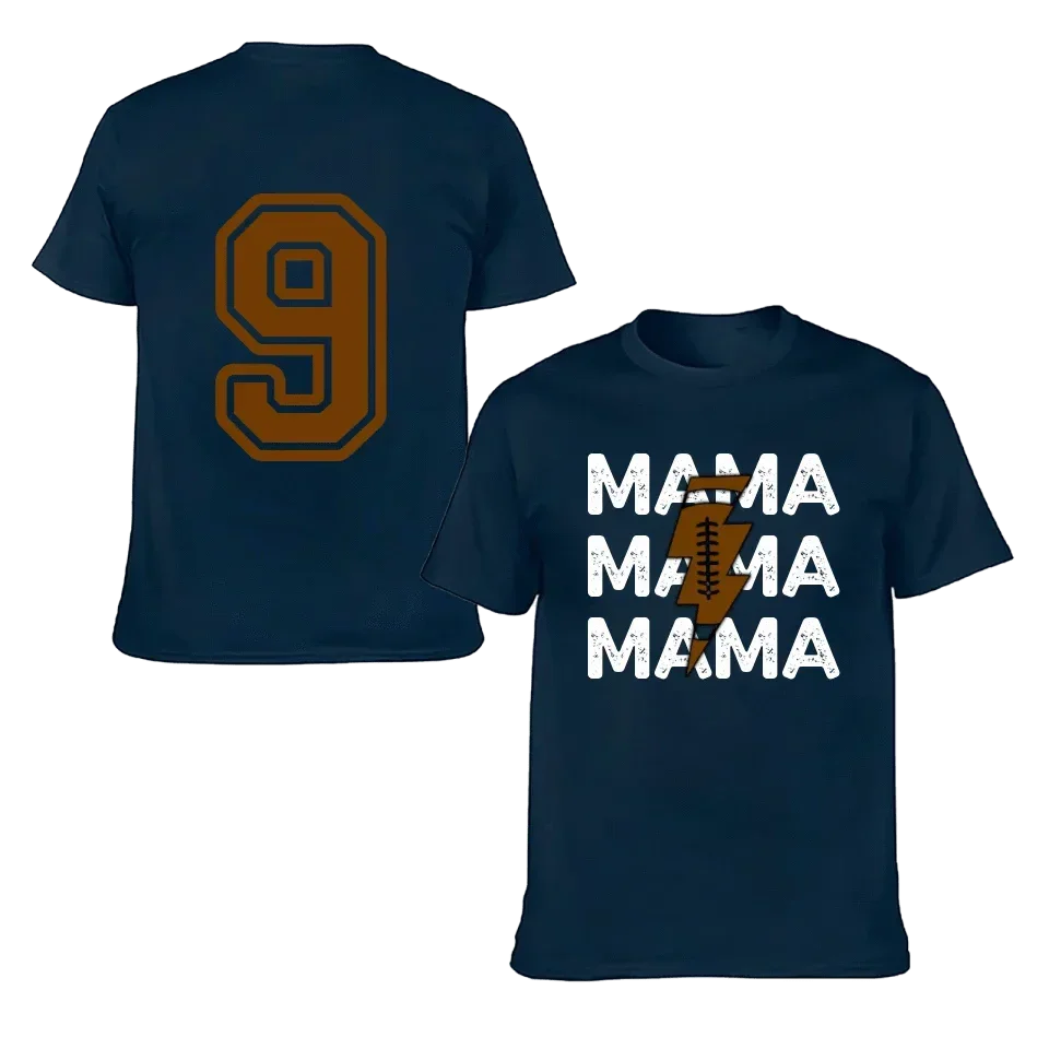 Football Support - Personalised Name And Number T-Shirt - A Gift for Family