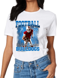 Football Theme - Personalised Photo T-Shirt - Gifts for Football Fans,Players - Joliny