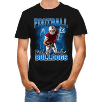 Football Theme - Personalised Photo T-Shirt - Gifts for Football Fans,Players - Joliny