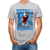 Football Theme - Personalised Photo T-Shirt - Gifts for Football Fans,Players - Joliny