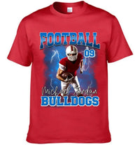 Football Theme - Personalised Photo T-Shirt - Gifts for Football Fans,Players - Joliny
