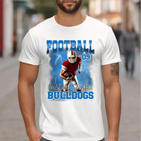 Football Theme - Personalised Photo T-Shirt - Gifts for Football Fans,Players - Joliny