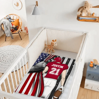 Football Tide - Personalised Footballer American Blanket - Gifts for Football Enthusiasts,Players - Joliny