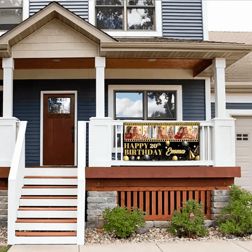 Freeze Your Memories With Personalized Film Photo Birthday Banners To Send You Blessings - Joliny