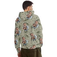 Funny Caricature Face - Personalized Fishing Full Body Print Shirt - Gift for Fishing Enthusiasts - Joliny