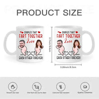 Funny Custom Face Coffee Mug - Love Each Other Forever, Valentine's Gifts - Joliny