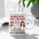 Funny Custom Face Coffee Mug - Love Each Other Forever, Valentine's Gifts - Joliny
