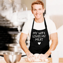 Funny Husband Apron - Men's Naughty Anniversary, Fathers Day, Birthday Gifts - Husband Gifts from Wife - Joliny