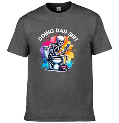 Funny Skeleton Toilet Sublimation Design, Trendy Father's Day T-Shirt - Joliny