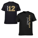 Game Day - Personalised Name And Number 2 Sided T-Shirt - A Gift For Football Supporters,Players - Joliny