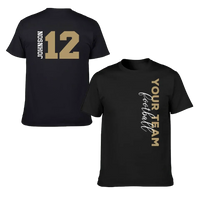 Game Day - Personalised Name And Number 2 Sided T-Shirt - A Gift For Football Supporters,Players - Joliny