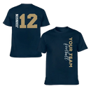 Game Day - Personalised Name And Number 2 Sided T-Shirt - A Gift For Football Supporters,Players - Joliny