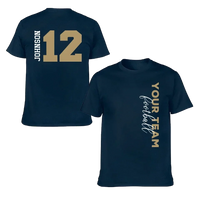 Game Day - Personalised Name And Number 2 Sided T-Shirt - A Gift For Football Supporters,Players - Joliny