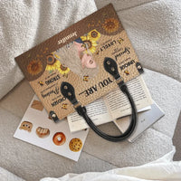 Gift For Daughter Leather Bag - You Are Affirmation - Joliny