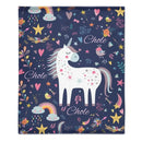 Gift For Granddaughter - Personalized Unicorn Name Custom Blanket - Joliny