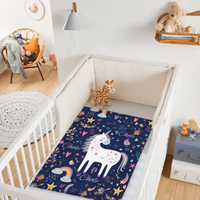 Gift For Granddaughter - Personalized Unicorn Name Custom Blanket - Joliny
