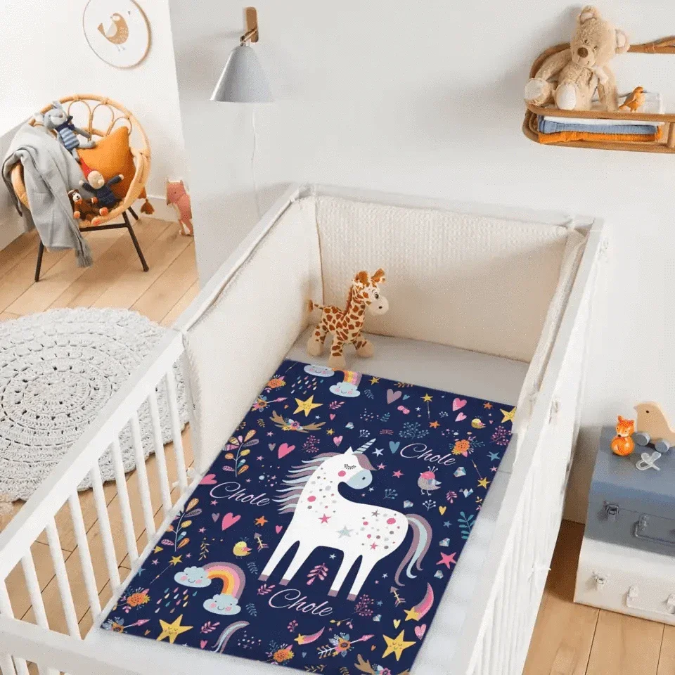 Gift For Granddaughter - Personalized Unicorn Name Custom Blanket - Joliny