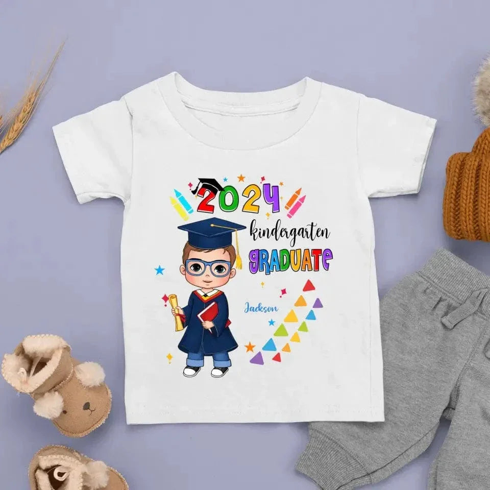 Gift For Grandkid Kindergarten Graduate Kid T Shirt - Joliny