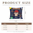Gift For Grandson - Personalized Pillow To My Grandson - Joliny