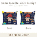 Gift For Grandson - Personalized Pillow To My Grandson - Joliny