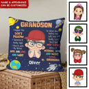 Gift For Grandson - Personalized Pillow To My Grandson - Joliny