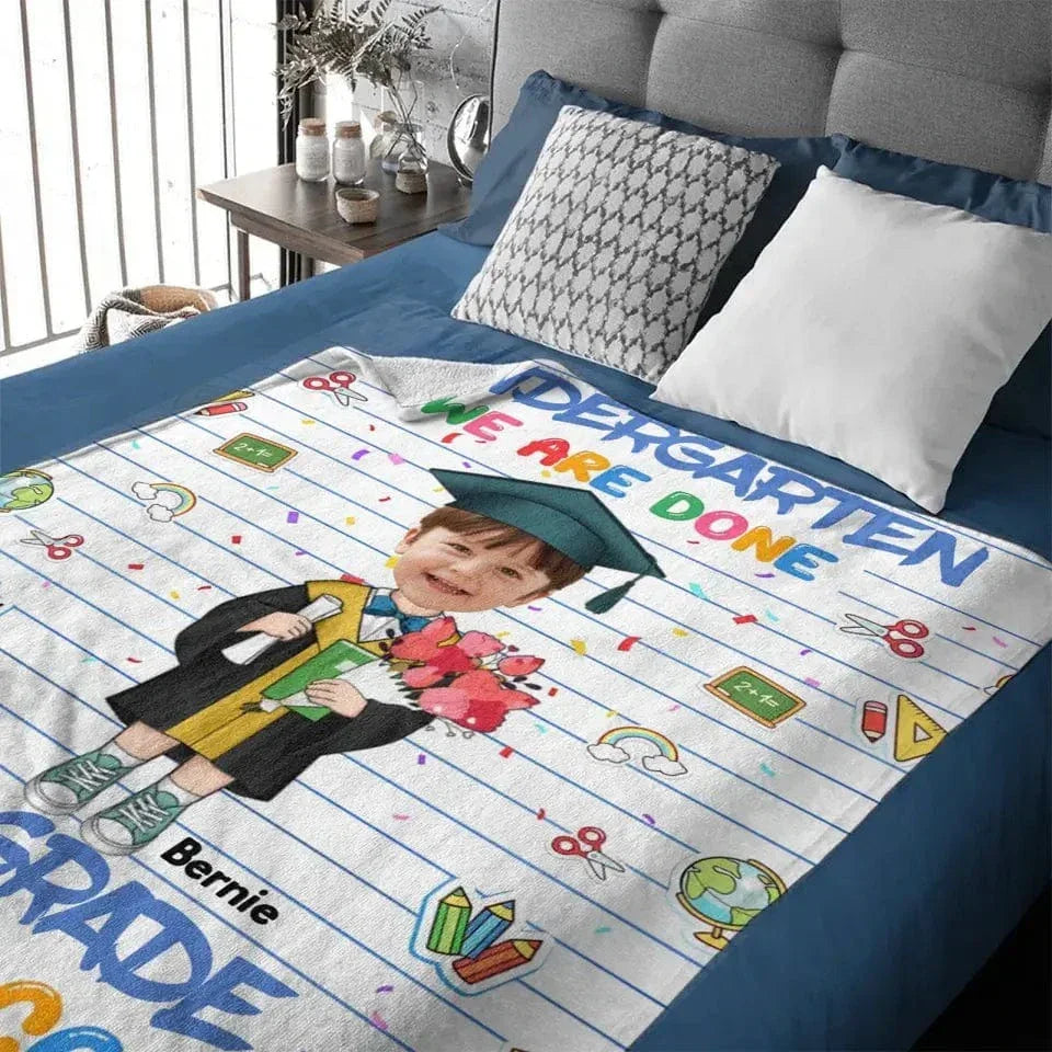 Gifts For Kids In Graduation - Personalized Photo Blanket - Joliny