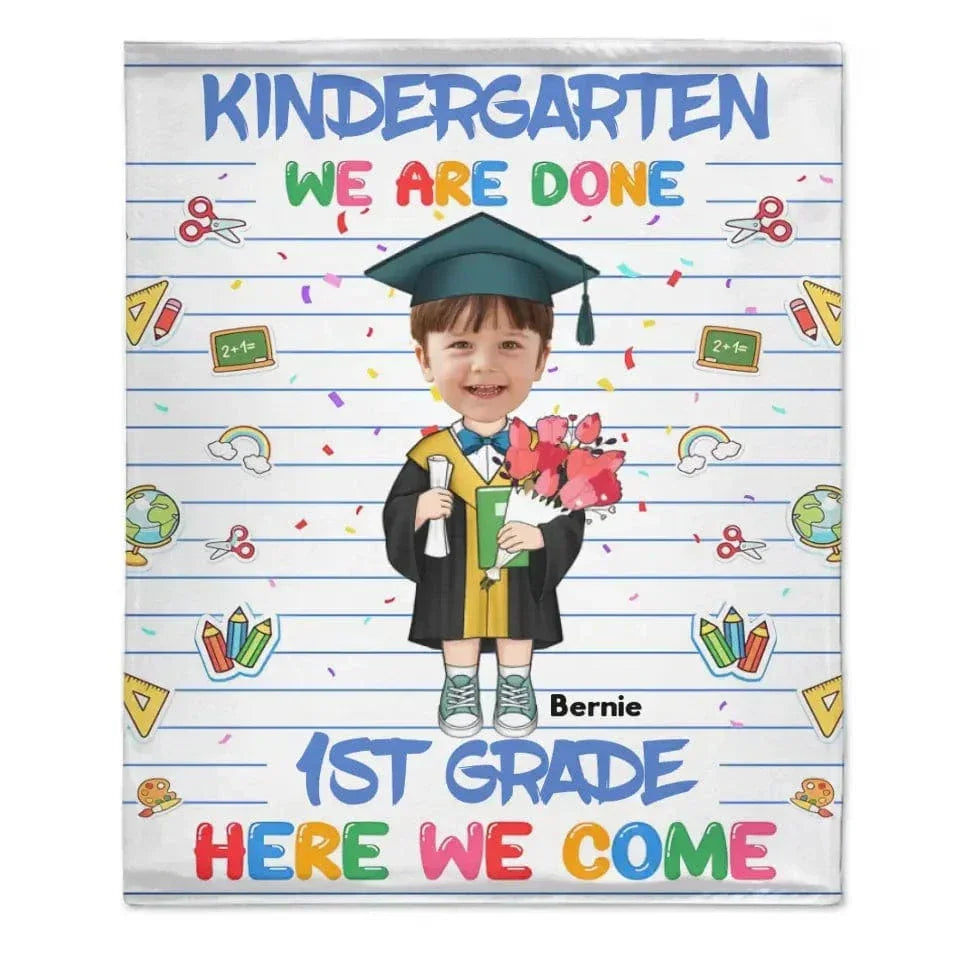 Gifts For Kids In Graduation - Personalized Photo Blanket - Joliny