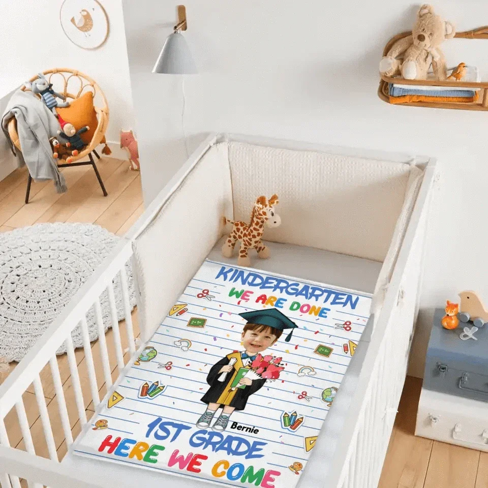 Gifts For Kids In Graduation - Personalized Photo Blanket - Joliny