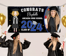 Glitter and Star Styles Congratulations Class Of 2024, Custom Photo - Joliny