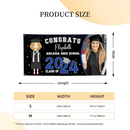 Glitter and Star Styles Congratulations Class Of 2024, Custom Photo - Joliny