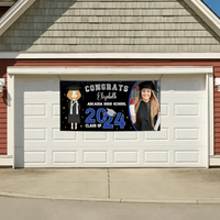 Glitter and Star Styles Congratulations Class Of 2024, Custom Photo - Joliny