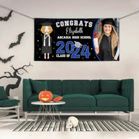 Glitter and Star Styles Congratulations Class Of 2024, Custom Photo - Joliny
