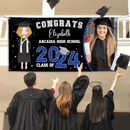 Glitter and Star Styles Congratulations Class Of 2024, Custom Photo - Joliny