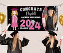 Glitter and Star Styles Congratulations Class Of 2024, Custom Photo - Joliny