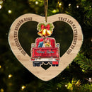 God Blessed the Broken Road that led me Straight to You - Personalized Couple Ornament - Joliny