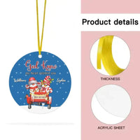 God Knew My Heart Needed You - Personalized Acrylic Ornament - Joliny