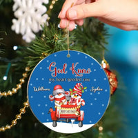 God Knew My Heart Needed You - Personalized Acrylic Ornament - Joliny