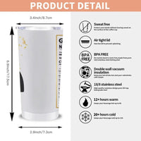Graduate Nutrition Facts - Personalized Tumbler - Joliny
