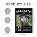 Graduation Celebration - Graduation Gift - Personalized Custom Photo Flag - Joliny