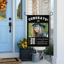 Graduation Celebration - Graduation Gift - Personalized Custom Photo Flag - Joliny