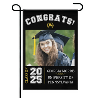 Graduation Celebration - Graduation Gift - Personalized Custom Photo Flag - Joliny