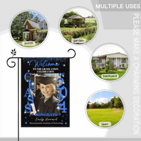 Graduation Party Class Of 2024 Blanket - Custom Photo - Welcome To The Graduation Celebration - Joliny