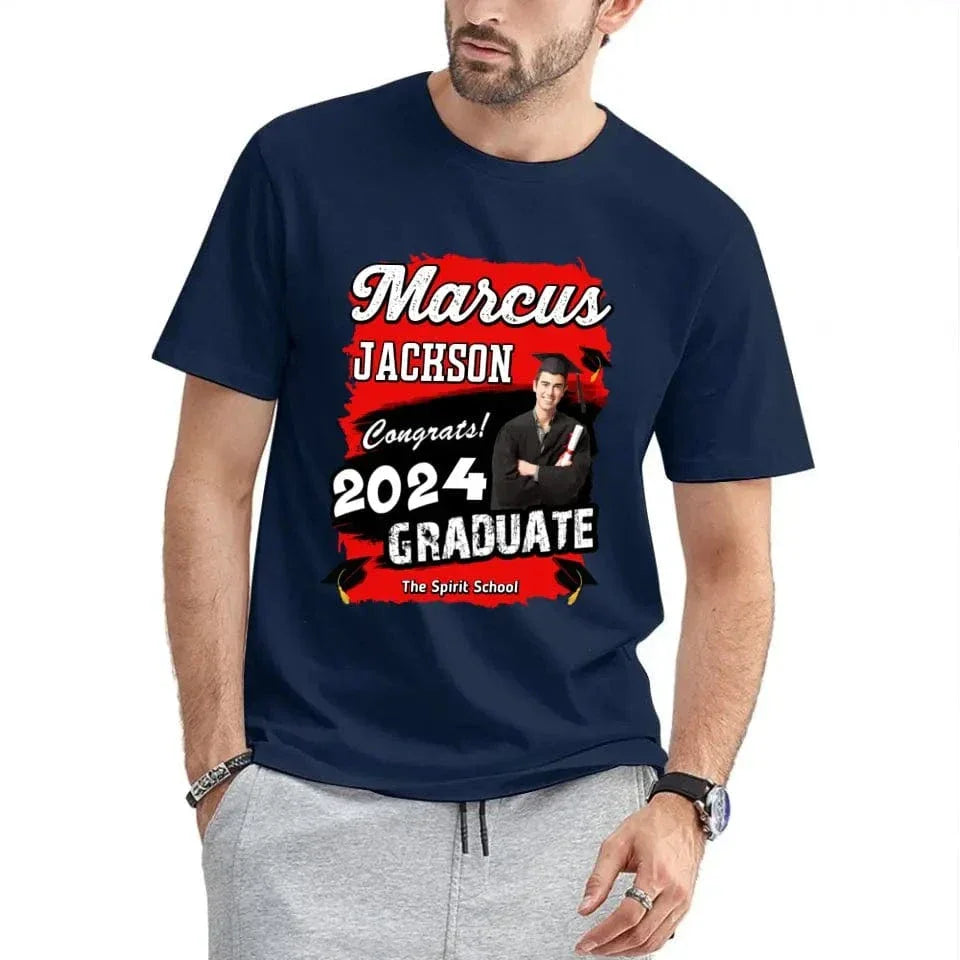Graduation Shirt Custom Photo Congrats 2024 - Joliny