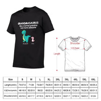 Grandma And The Children - Personalised Nickname Dinosaur T-Shirt - Gifts for Family - Joliny