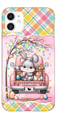 Grandma Bunny With Easter Egg Grandkids Personalized Phone case - Joliny