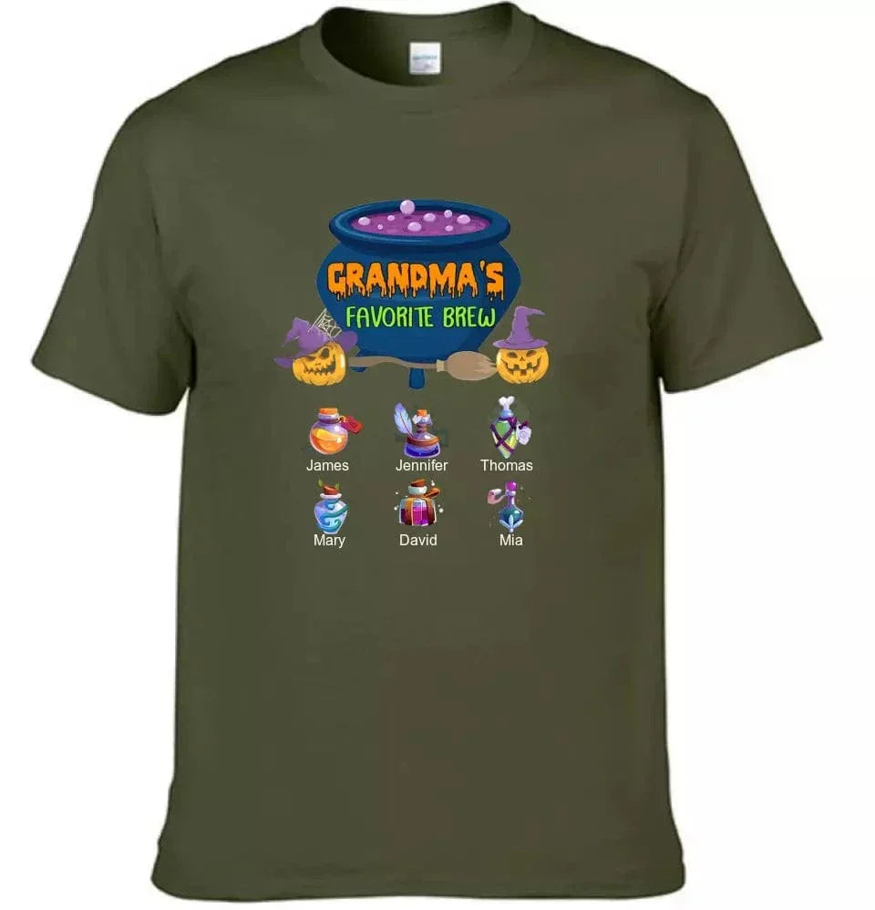 Grandma's Favorite Beer - Personalized T-Shirt, Halloween Gift - Joliny