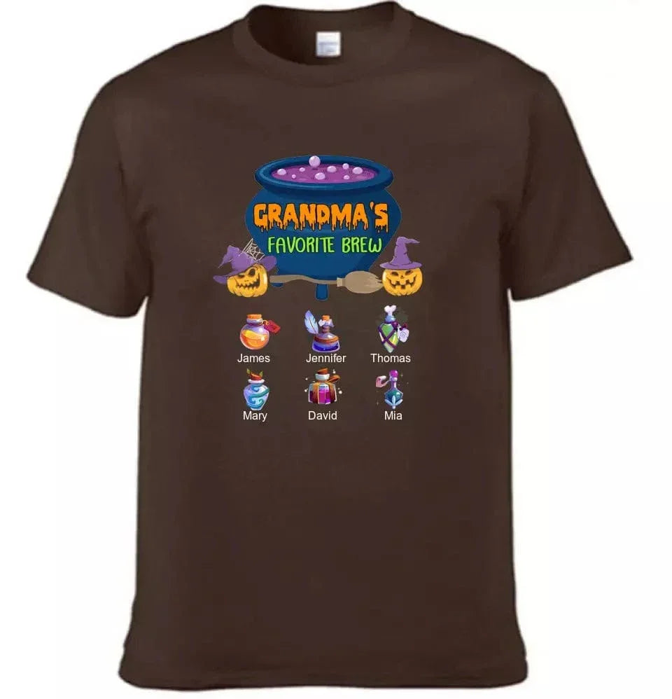 Grandma's Favorite Beer - Personalized T-Shirt, Halloween Gift - Joliny